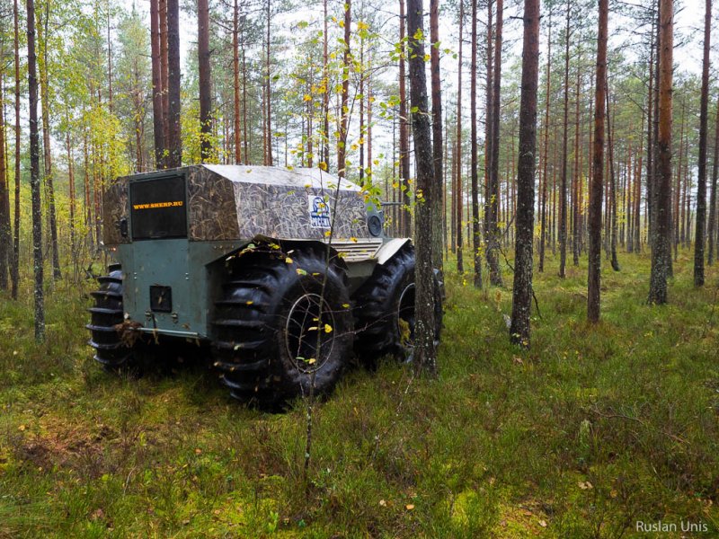 На тест-драйве мы попробовали разное бездорожье. И песок, и ровные лесные тропы, и крутые подъемы, и болота:
