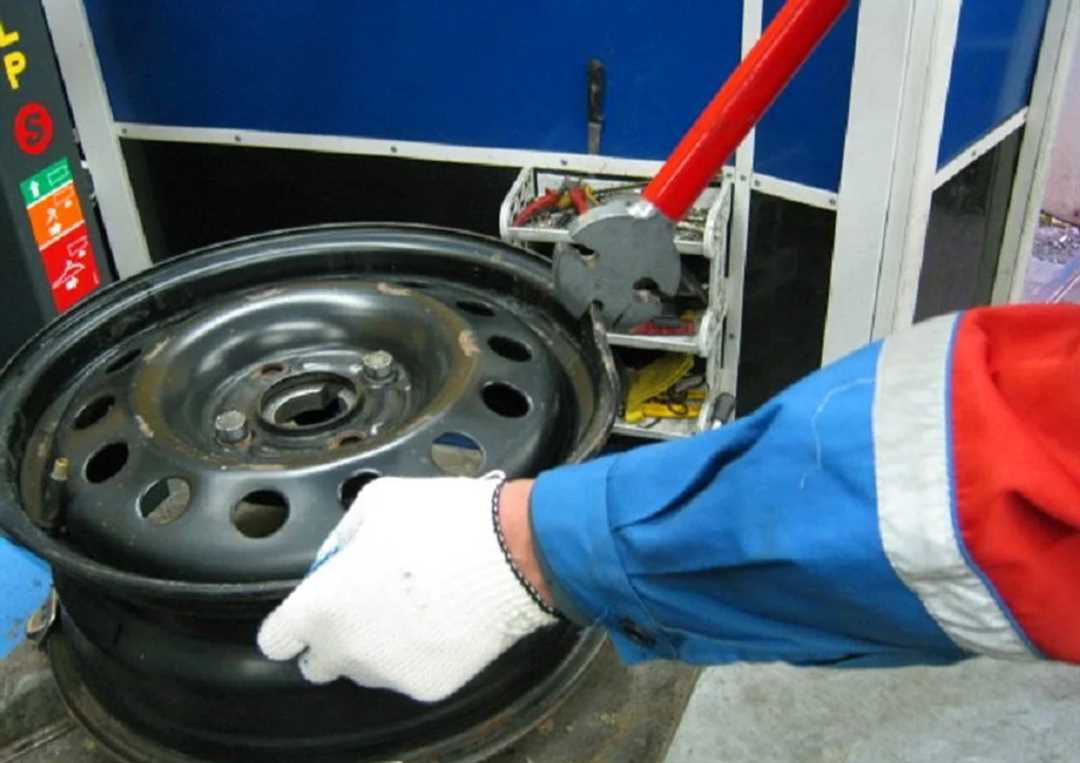 Установка колес на места