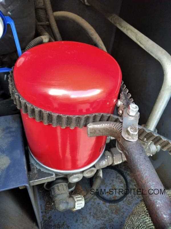 Подготовка к замене масла и фильтра