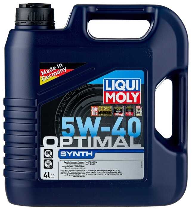 Советы по выбору моторного масла LIQUI MOLY