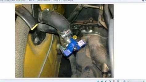 Установка крана отопителя ВАЗ 2107