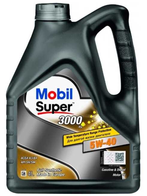 Мобил Супер 3000 5w40: характеристики, особенности, преимущества Мобил Супер 3000 5w40: характеристики, особенности, преимущества