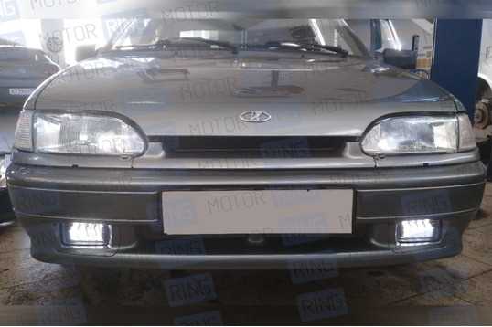 Как установить ПТФ ВАЗ 2110?