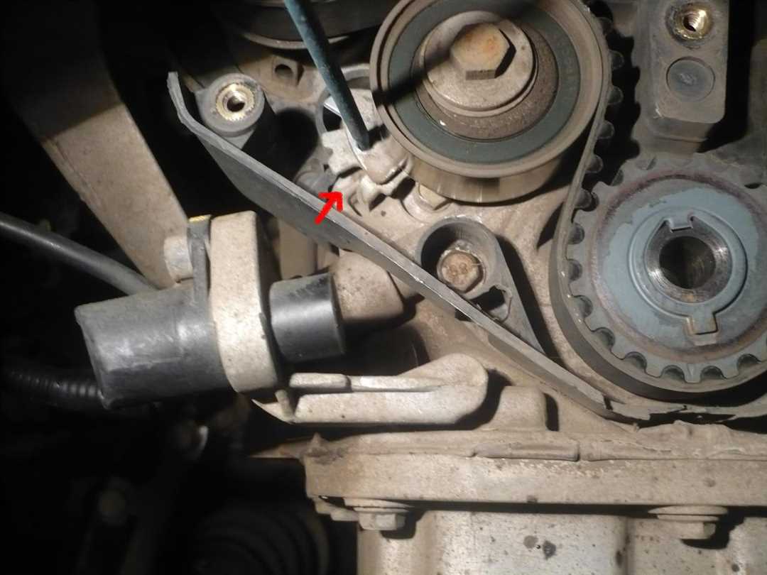 Снятие натяжного ролика