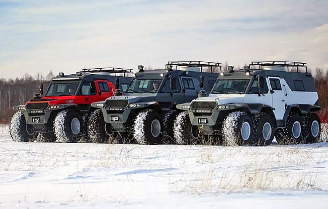 ✅Вездеходы России: русские новинки, новый болотоход российского производства, лучшие гусеничные по грязи и бездорожью, колесные с жилыми помещениями